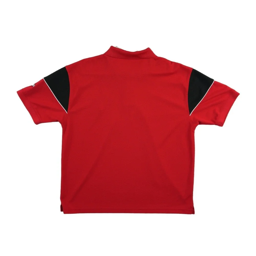 Pro Player Polo Shirt Men's Size XL Red Black‎ Louisville Cardinals Colorblock